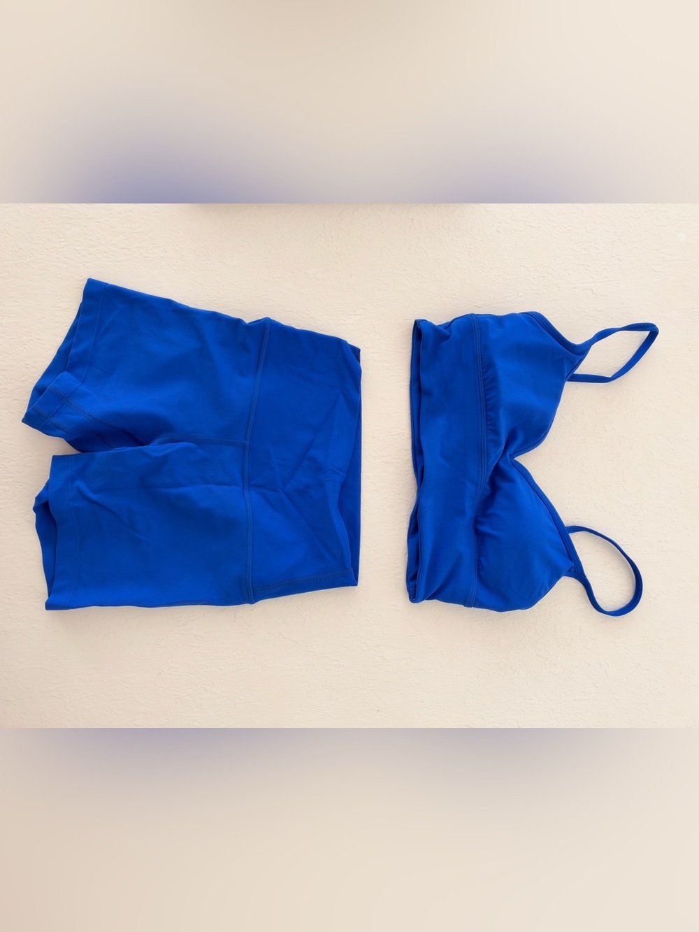 Lululemon Sports bra and shorts set